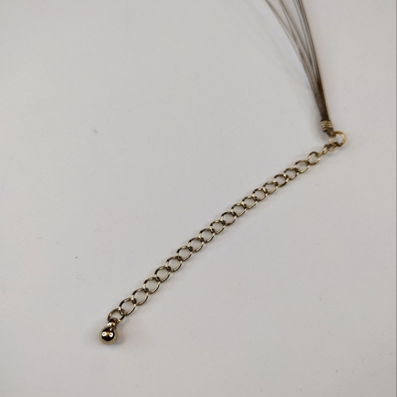 Vintage Amber Iridescent Necklace & Earring Set - Picture 10 of 16